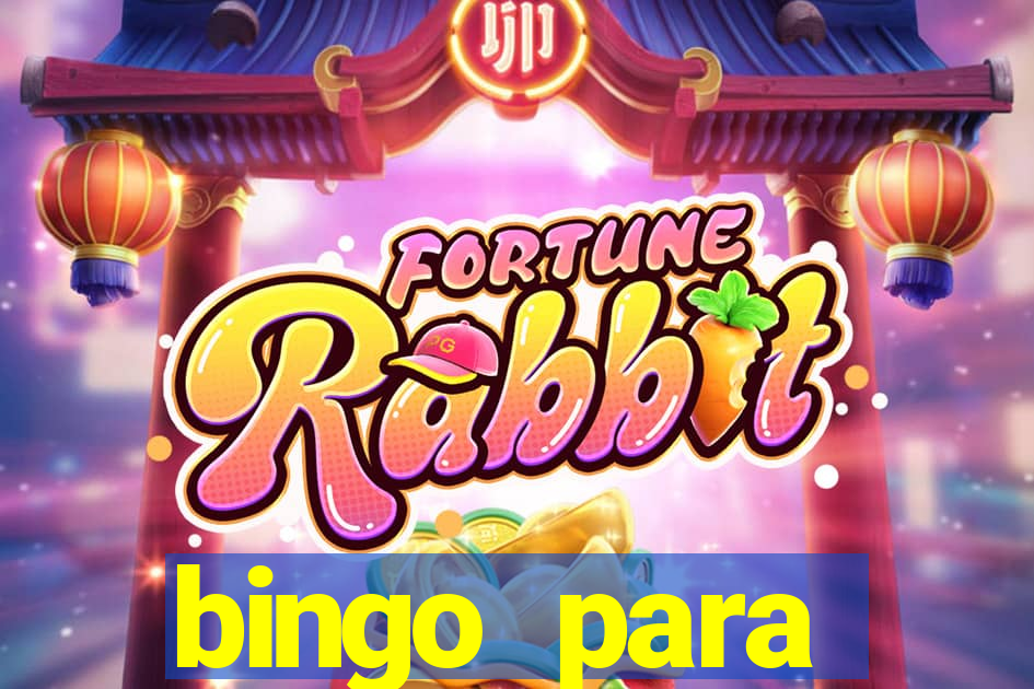 bingo para despedida de solteira para imprimir